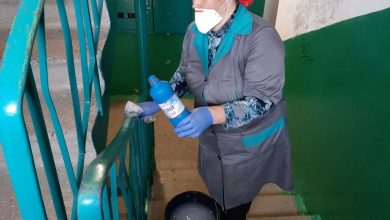 Санітарная обработка подїезда