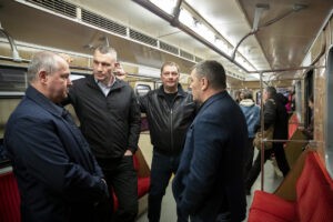Віталій Кличко в метро