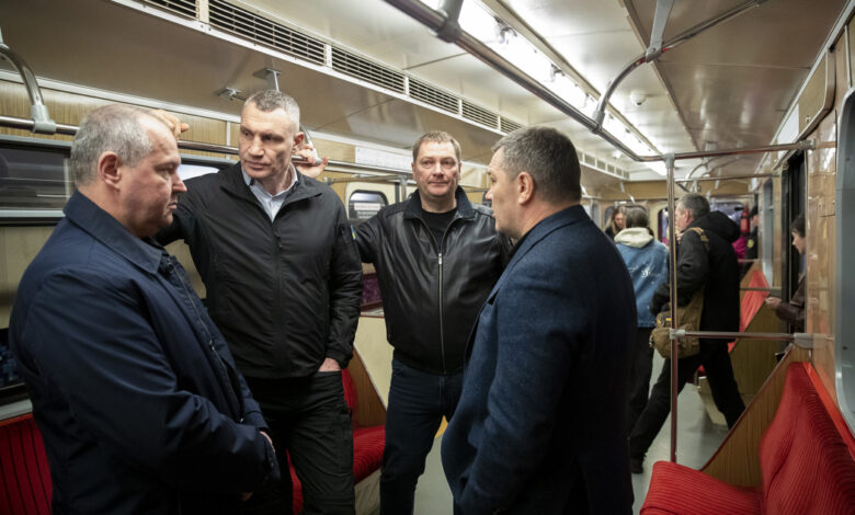 Віталій Кличко в метро