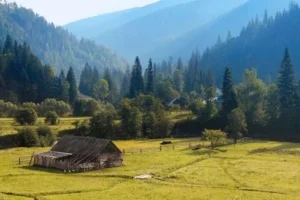село в горах